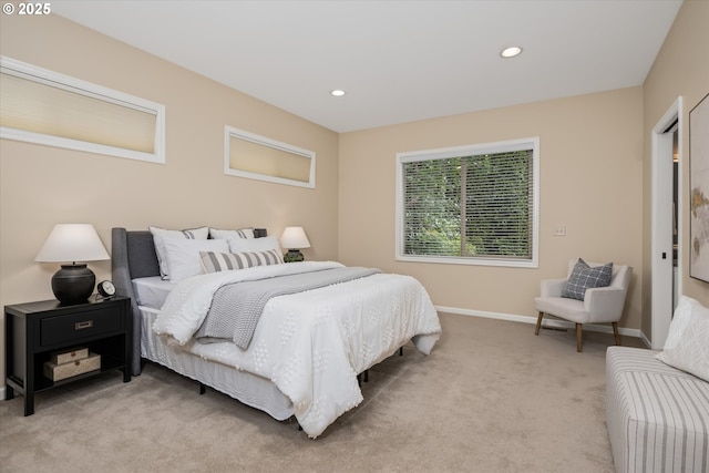 2053 Lakeview Dr, Eugene, OR 97408 - bedroom with light colored carpet and recessed lighting