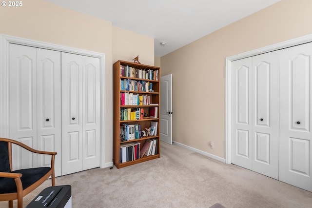 2053 Lakeview Dr, Eugene, OR 97408 - living area with carpet flooring and baseboards