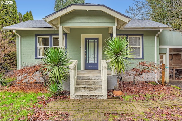 view of front of home