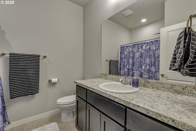 475 NE Liberty Ave, Gresham, OR 97030 - full bath with vanity, tile patterned flooring, and a shower with curtain