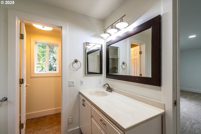 88771 Tokyo Ln, Bandon, OR 97411 - bathroom featuring vanity and baseboards