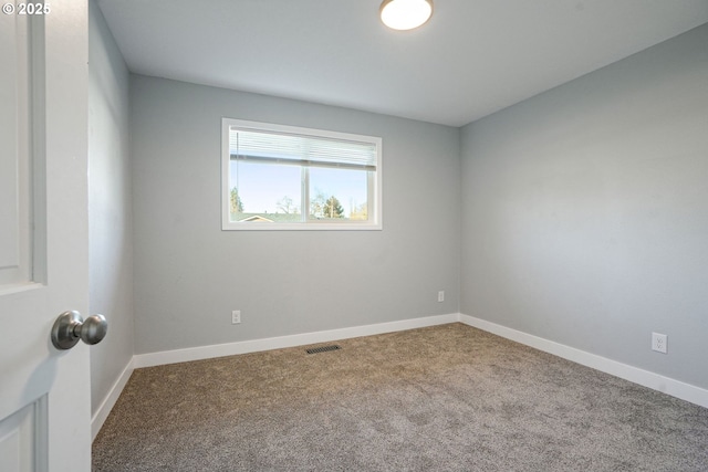 spare room with carpet floors