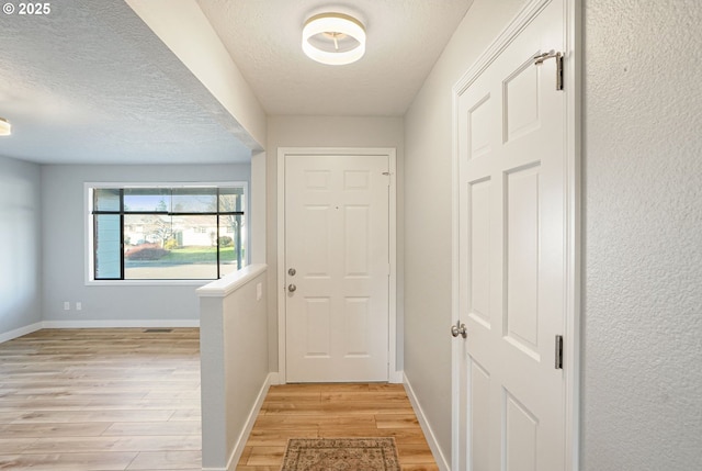 entryway featuring light hardwood / wood-style flooring