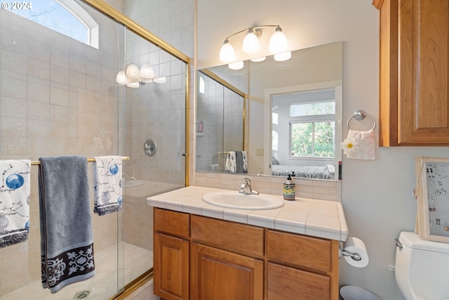 6904 SW Joshua Ct, Powell Butte, OR 97753 - ensuite bathroom with vanity and a shower stall