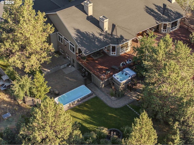 6904 SW Joshua Ct, Powell Butte, OR 97753 - aerial view of property and surrounding area
