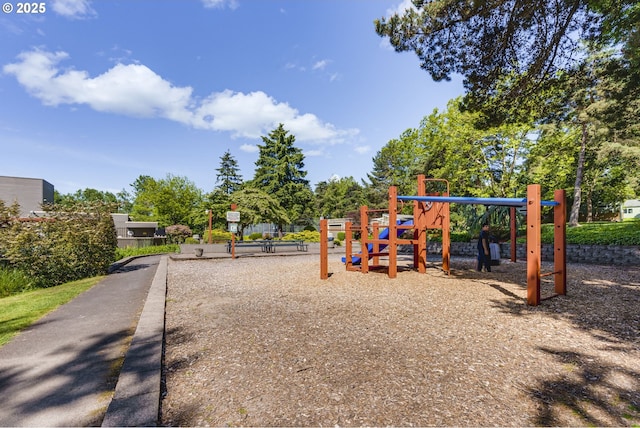 view of communal playground