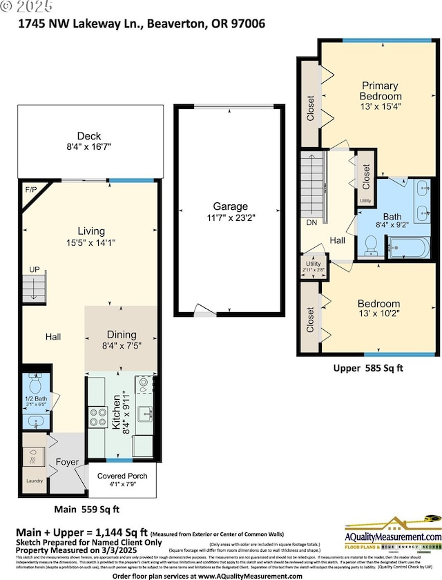 1745 NW Lakeway Ln, Beaverton, OR 97006 - home floor plan