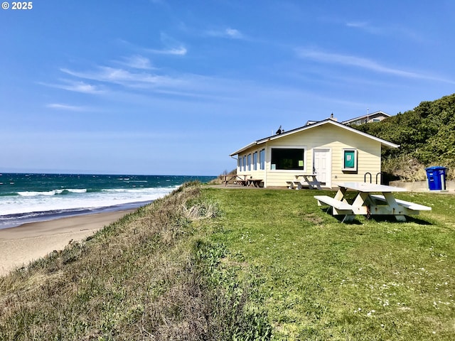 320 El Rotundo Ave, Lincoln City, OR 97367 - water view with nearby beach