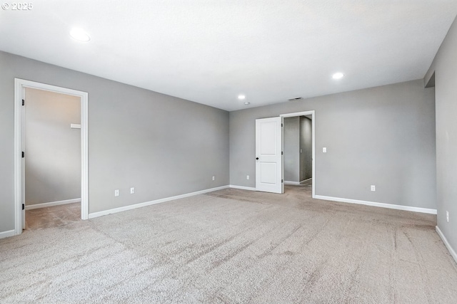 7698 NW Catalpa St, Portland, OR 97229 - spare room with recessed lighting, baseboards, and carpet