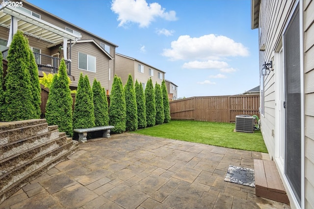 7698 NW Catalpa St, Portland, OR 97229 - view of patio featuring central AC