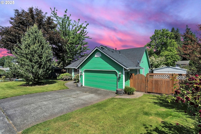10903 NW 5th Ave, Vancouver, WA 98685 - view of front of house with driveway, a garage, and roof with shingles