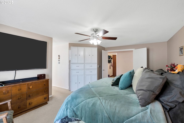 10903 NW 5th Ave, Vancouver, WA 98685 - bedroom featuring light carpet, a ceiling fan, and a closet