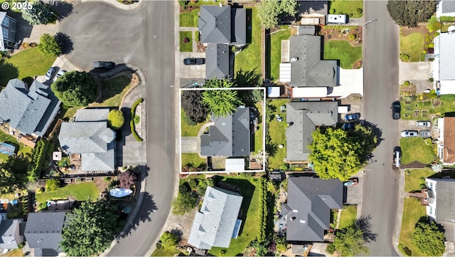 10903 NW 5th Ave, Vancouver, WA 98685 - aerial view of residential area with property parcel outlined