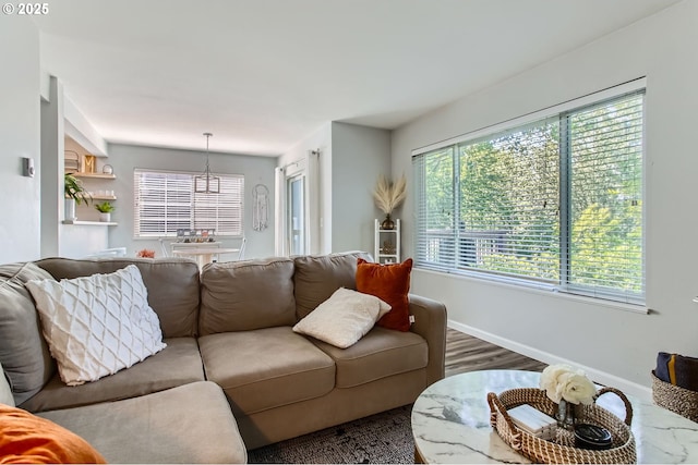 7151 SW Sagert St Unit 101, Tualatin, OR 97062 - living room with baseboards