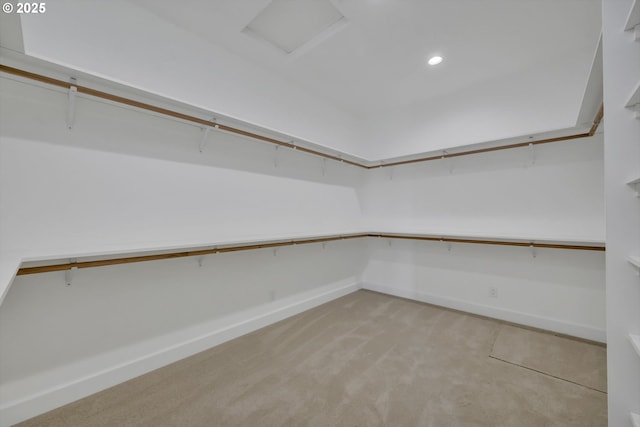 83594 Sauter Dr, Florence, OR 97439 - spacious closet with attic access and light colored carpet