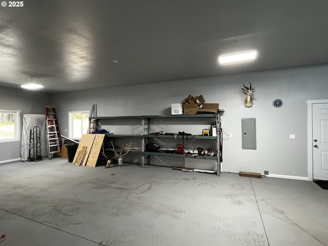 78115 Giger Ln, Weston, OR 97886 - garage with electric panel and baseboards