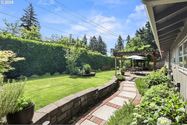 819 SE 98th Ave, Vancouver, WA 98664 - fenced backyard with a pergola and a patio
