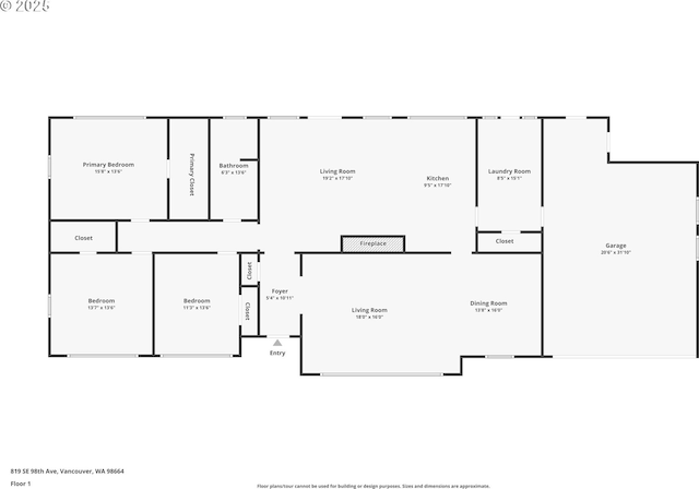 819 SE 98th Ave, Vancouver, WA 98664 - view of room layout