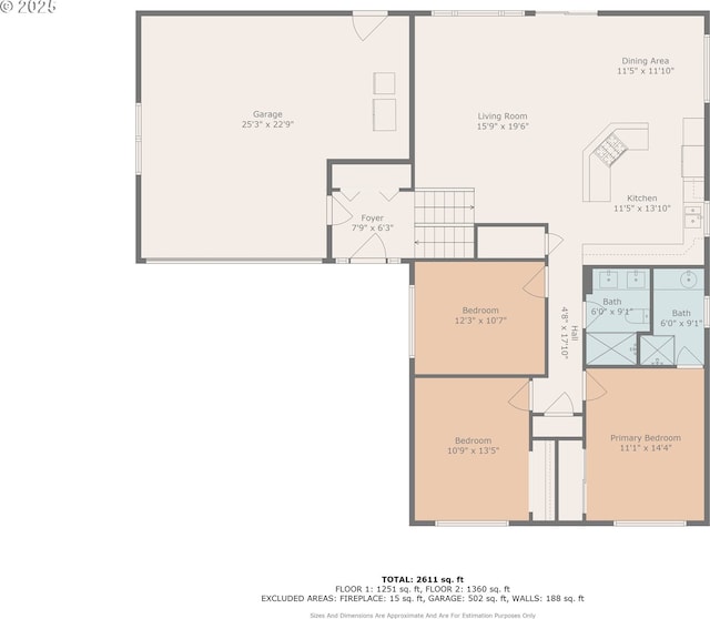 10795 SE 93rd Ct, Happy Valley, OR 97086 - property floor plan