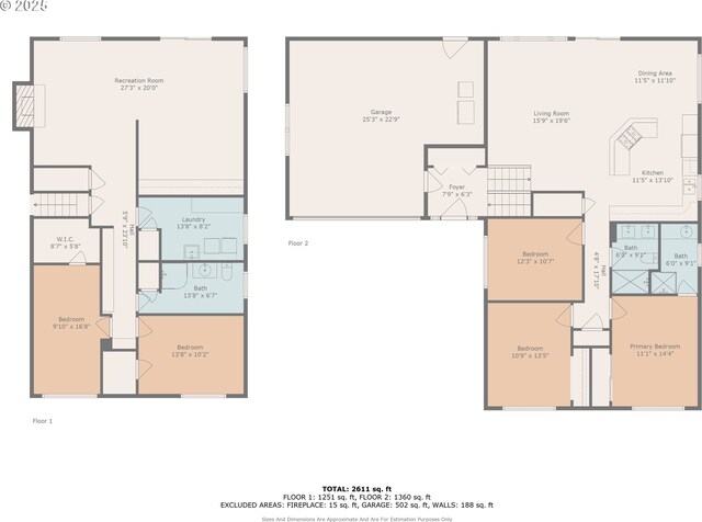 10795 SE 93rd Ct, Happy Valley, OR 97086 - floor plan / room layout