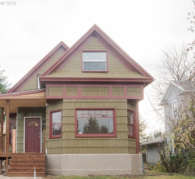 view of front of home