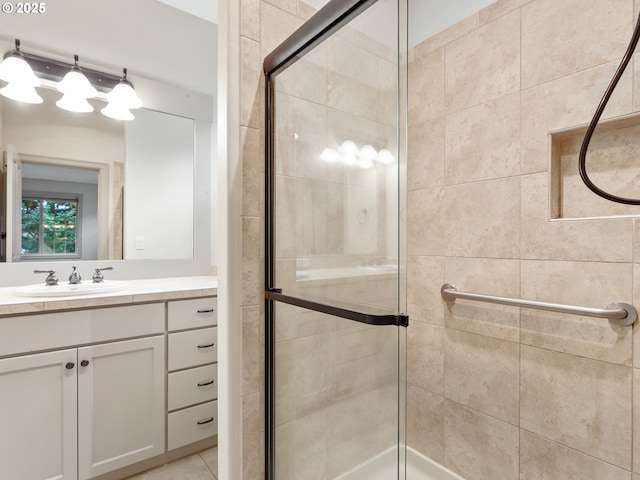1466 NE 15th Ave, Canby, OR 97013 - full bathroom featuring a shower stall and vanity