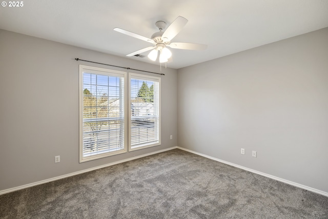 16405 NE 38th St, Vancouver, WA 98682 - carpeted spare room with ceiling fan and baseboards