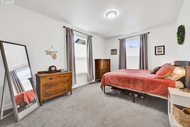 bedroom with carpet flooring