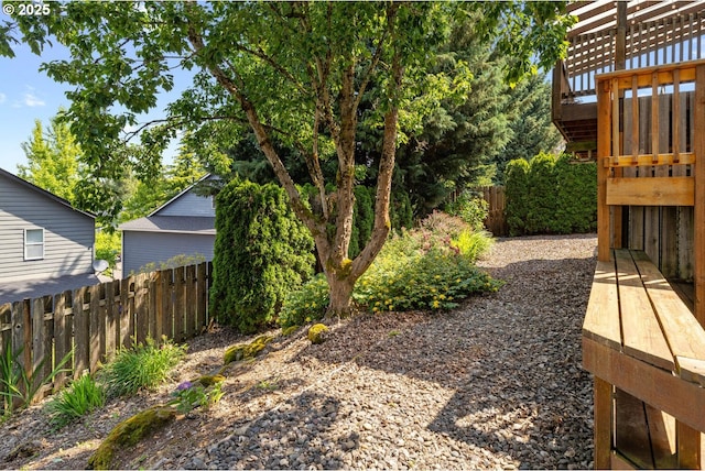 16917 SE Dunhill Loop, Damascus, OR 97089 - view of yard with a wooden deck