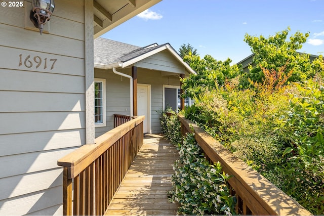 16917 SE Dunhill Loop, Damascus, OR 97089 - view of wooden terrace