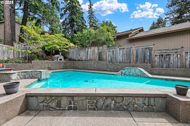 3430 Breezewood Ave, Eugene, OR 97405 - view of swimming pool featuring a fenced backyard