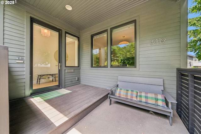 3419 SE Woodward St, Portland, OR 97202 - view of wooden deck