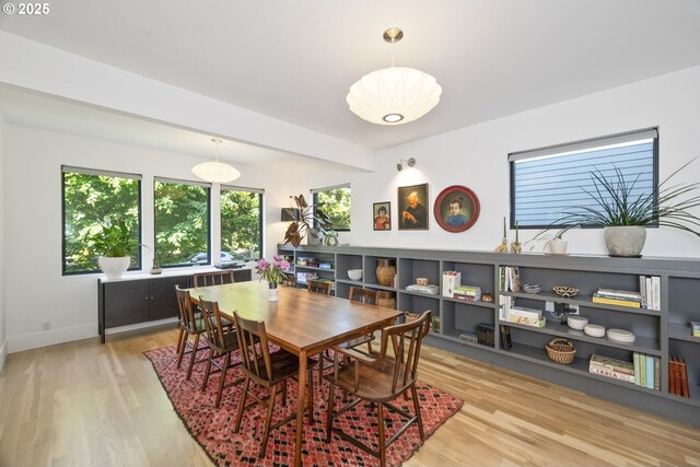 3419 SE Woodward St, Portland, OR 97202 - dining room featuring light wood-style flooring