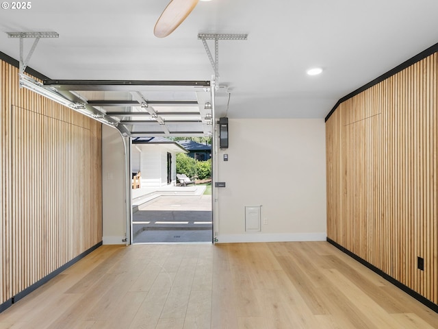 3440 SW 100th Ave, Portland, OR 97225 - garage featuring baseboards