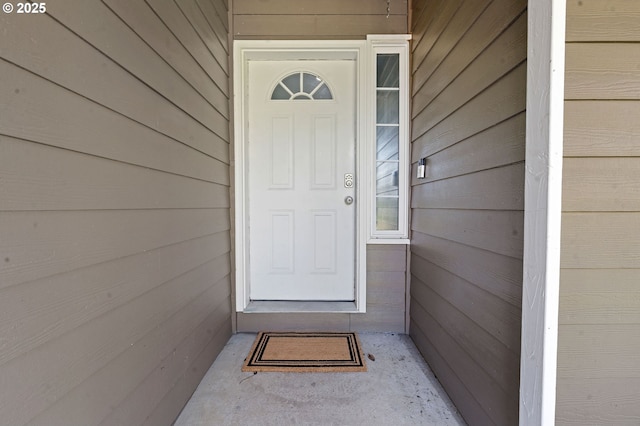 view of entrance to property