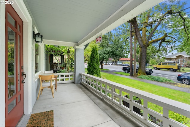4349 NE Glisan St, Portland, OR 97213 - view of patio / terrace with a porch