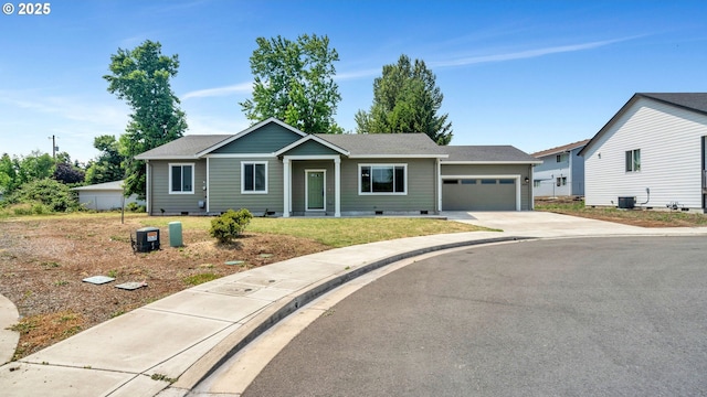 3009 NE Tierra Dr, Salem, OR 97305 - ranch-style house with an attached garage, concrete driveway, and a front lawn