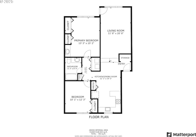 6610 SW Terri Ct Unit 10, Portland, OR 97225 - view of floor plan / room layout