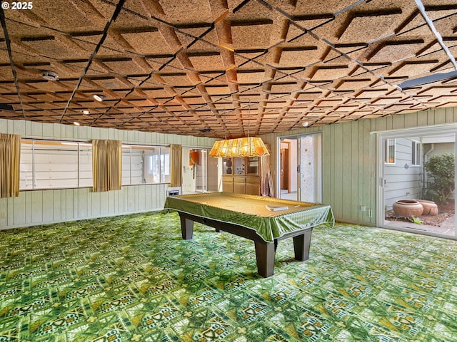6002 E Evergreen Blvd, Vancouver, WA 98661 - recreation room with wood walls and billiards table