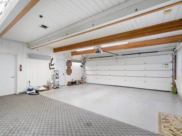 6002 E Evergreen Blvd, Vancouver, WA 98661 - garage featuring a garage door opener and water heater