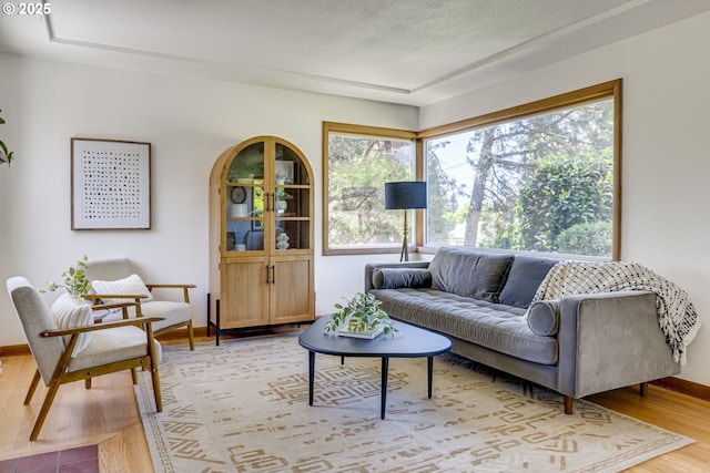 6220 SW 45th Ave, Portland, OR 97221 - living room with light wood-style floors