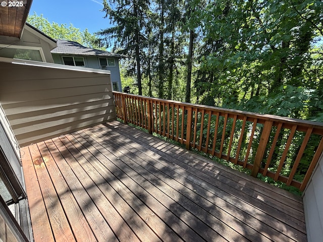 940 SW Caldew Dr, Portland, OR 97219 - view of wooden terrace