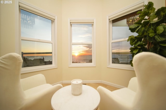 view of sitting room