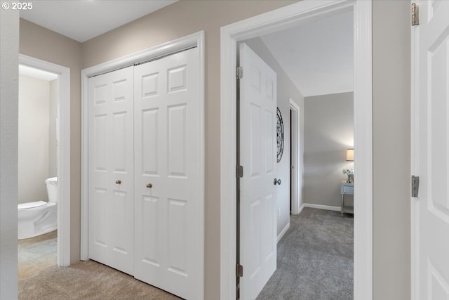 21795 SE Grand Island Loop, Dayton, OR 97114 - corridor with carpet floors and baseboards