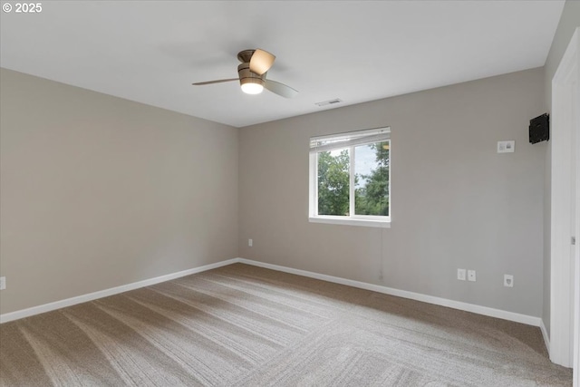 21795 SE Grand Island Loop, Dayton, OR 97114 - carpeted spare room featuring ceiling fan and baseboards