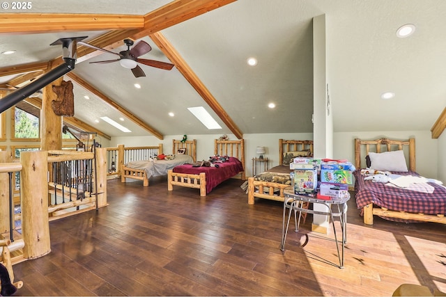 123604 Muttonchop St, Crescent Lake, OR 97733 - bedroom with hardwood / wood-style flooring and recessed lighting