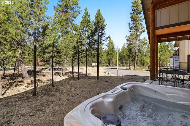 123604 Muttonchop St, Crescent Lake, OR 97733 - view of yard with an outdoor hot tub