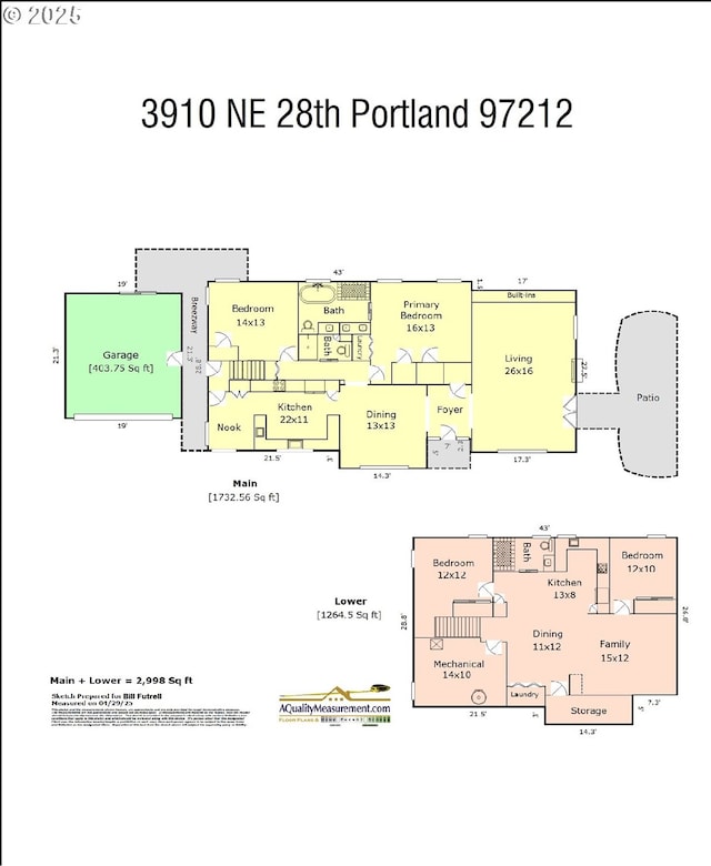 view of layout
