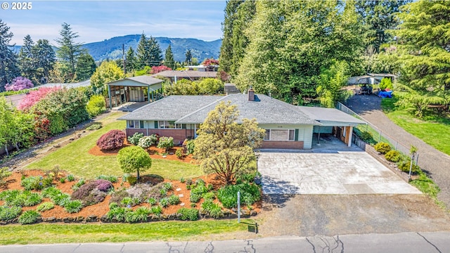 3116 Vista Dr, Forest Grove, OR 97116 - birds eye view of property featuring a mountain view