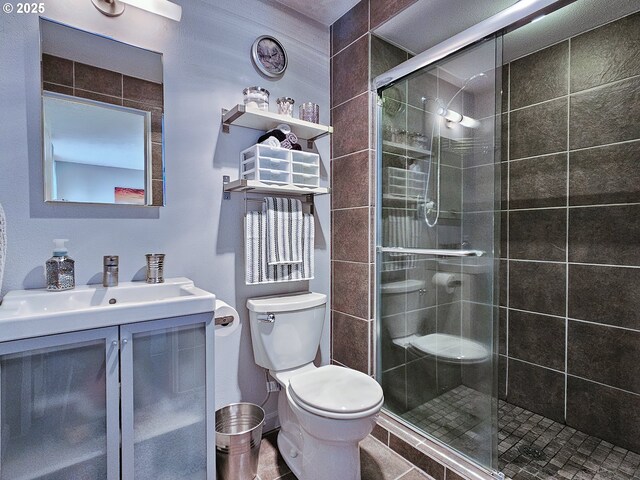 12066 SE 104th Ct Unit 20, Happy Valley, OR 97086 - bathroom featuring vanity and a stall shower